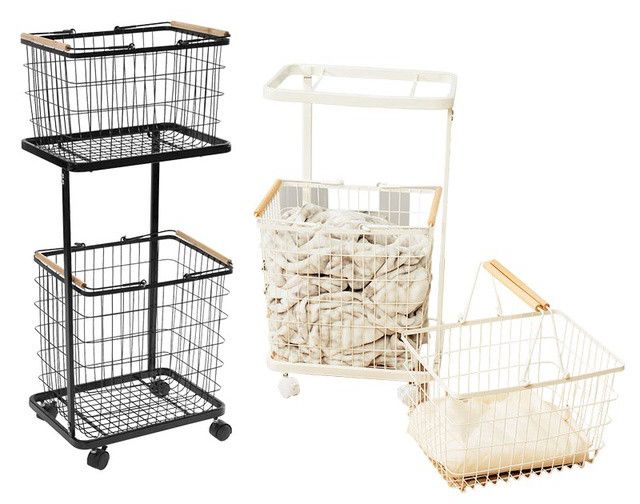 可以移動的洗衣籃