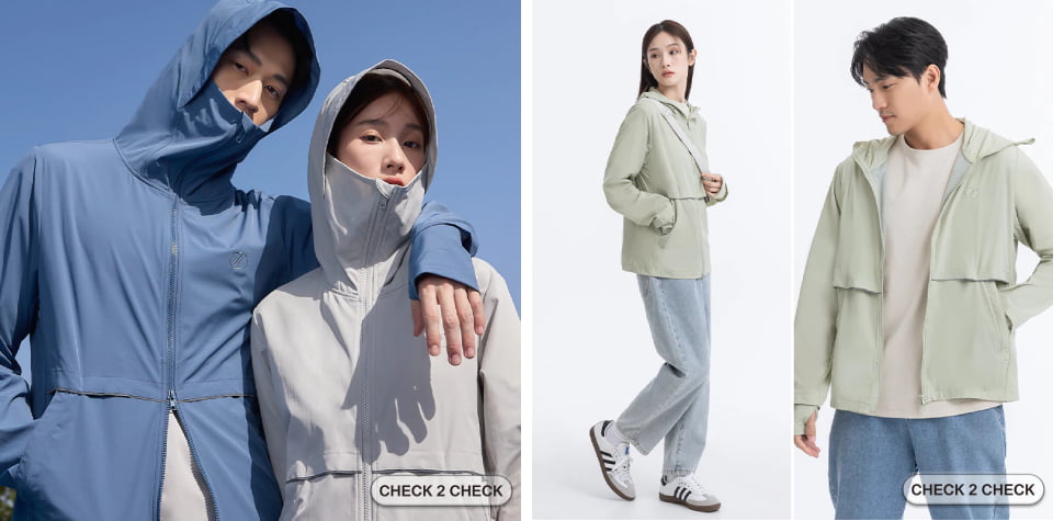 Check2Check防曬冰磁外套