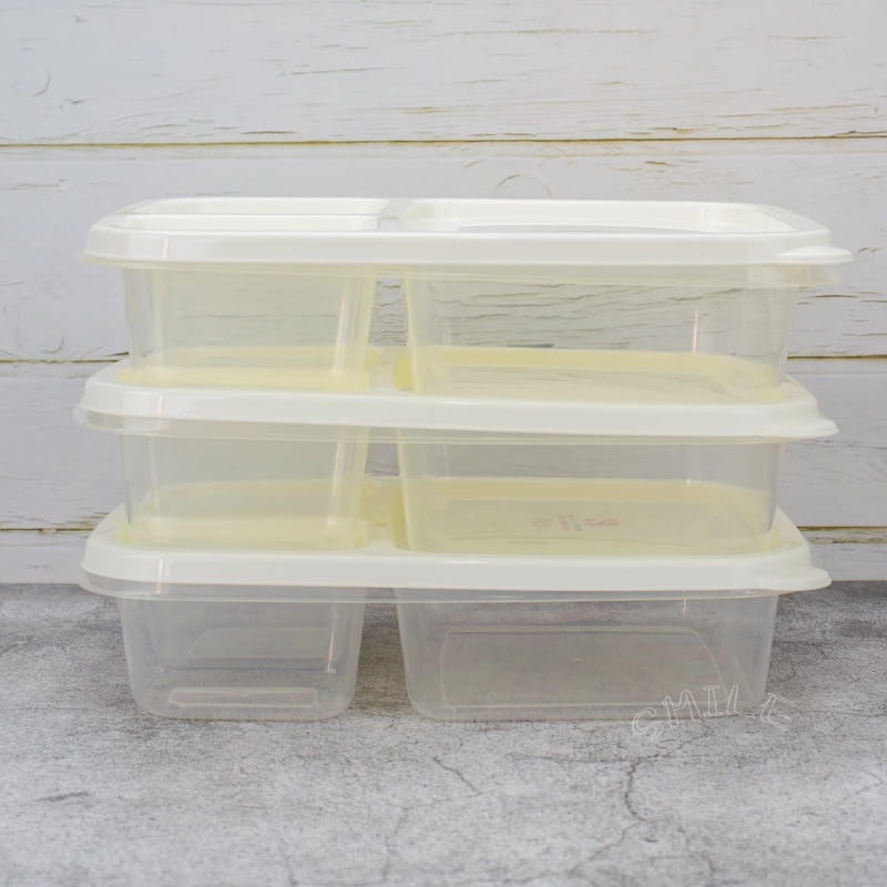 聯府三分格餐盤三入組