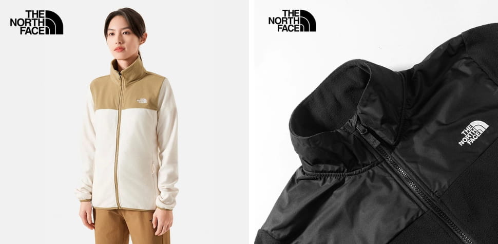 The North Face立領抓絨刷毛外套