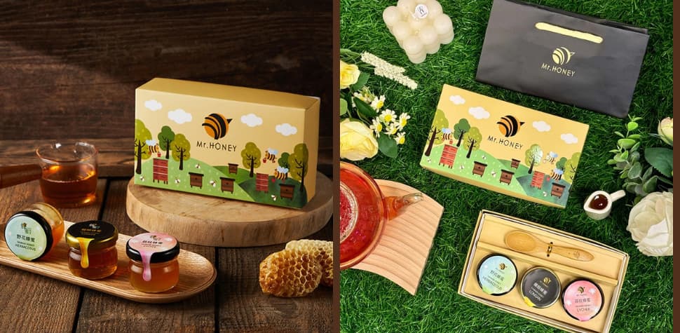 蜂蜜先生甜心禮盒-三入