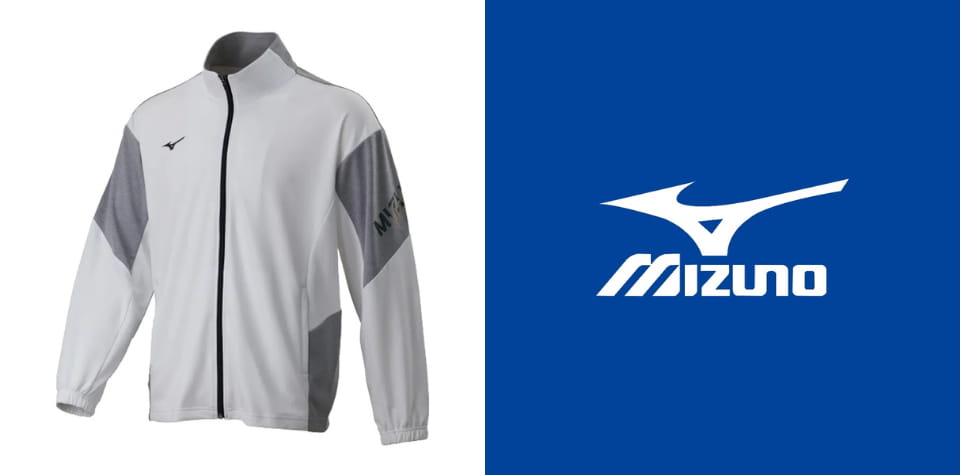 美津濃立領運動外套